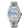 Đồng Hồ Rolex Day-Date 40 Platinum Ice Blue Diamond 228206