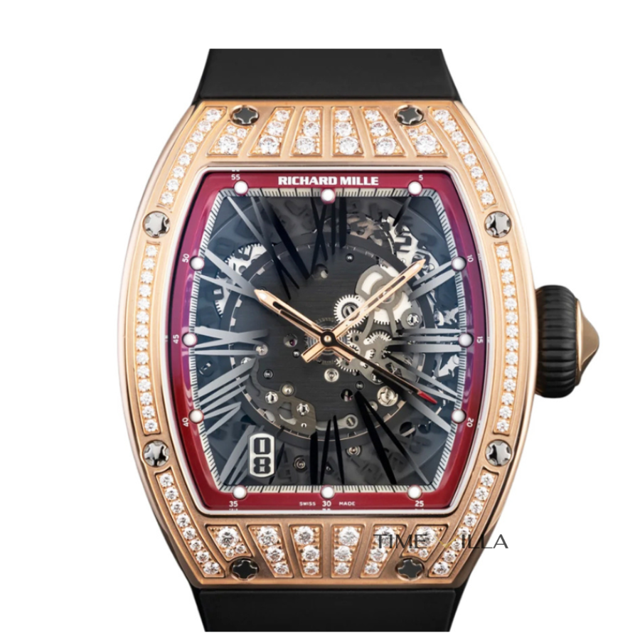 Richard Mille RM023 Red Gold Medium Set Diamond Richard Mille RM023 Red Gold Medium Set Diamond