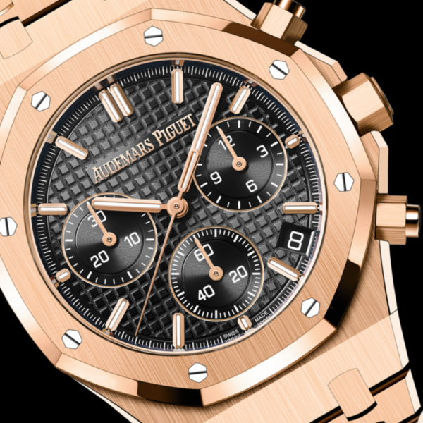 Audemars Piguet Royal Oak Chronograph 26240OR Black Dial Rose Gold 50th Anniversary 41mm