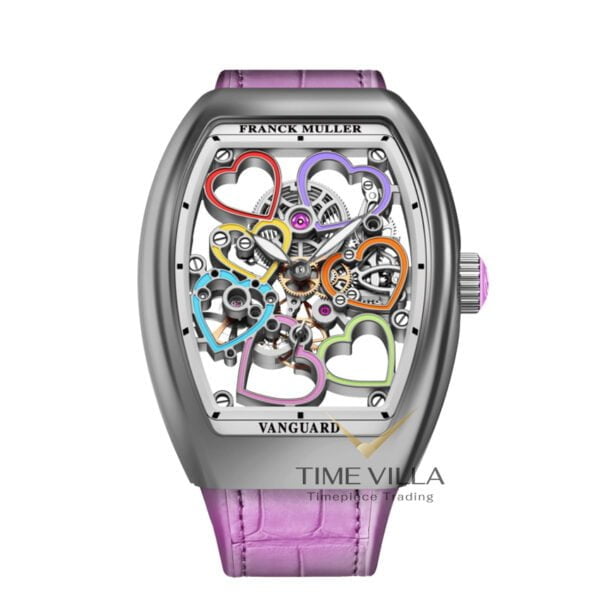 Franck Muller Vanguard Heart V38 Steel Color Dream V38 S6 SQT HEART COL