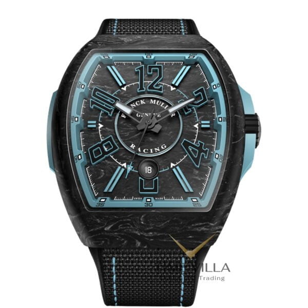 Franck Muller Vanguard V45 Krypton Racing Carbon Blue Bezel
