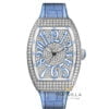 Franck Muller Vanguard V32 Blue Full Diamonds Steel V32 (V 32 SC AT FO D CD BL)