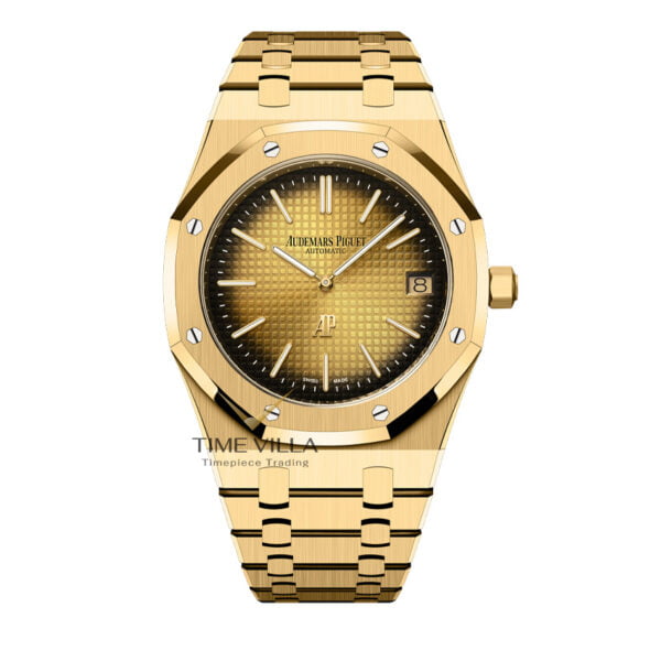 Royal Oak Jumbo 39mm Smoked Yellow Gold 16202BA 50th Anniversary