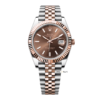 Rolex Datejust 126331 Index Chocolate Dial Rose Gold Steel 41mm