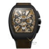 Franck Muller Vanguard Camouflage Chrono Titanium Black Brown V45 (V45 CC DT CAMOU MC NR SB)