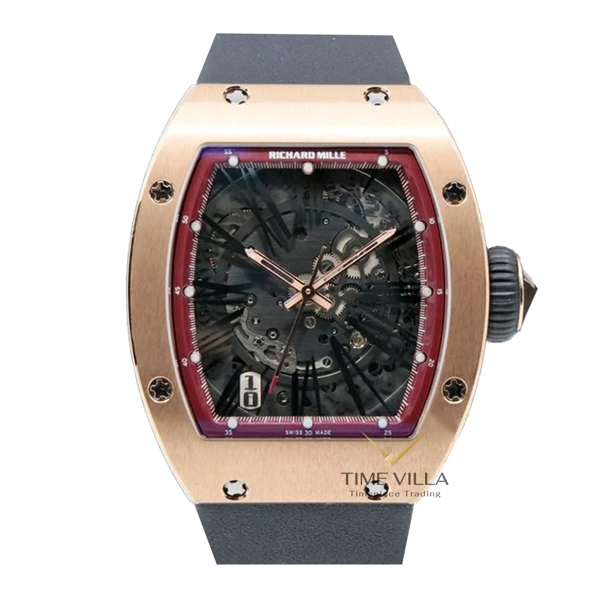 Richard Mille RM023RG Black Red Rose Gold Automatic