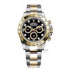 Rolex Cosmograph Daytona 116503 Black Diamond Dial Yellow Gold Steel 40mm