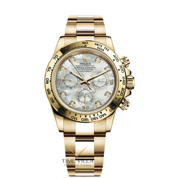 Rolex Cosmograph Daytona 116508 MOP Dial Yellow Gold 40mm