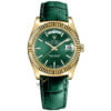 Rolex Day-date 118138 Green Dial Yellow Gold 36mm