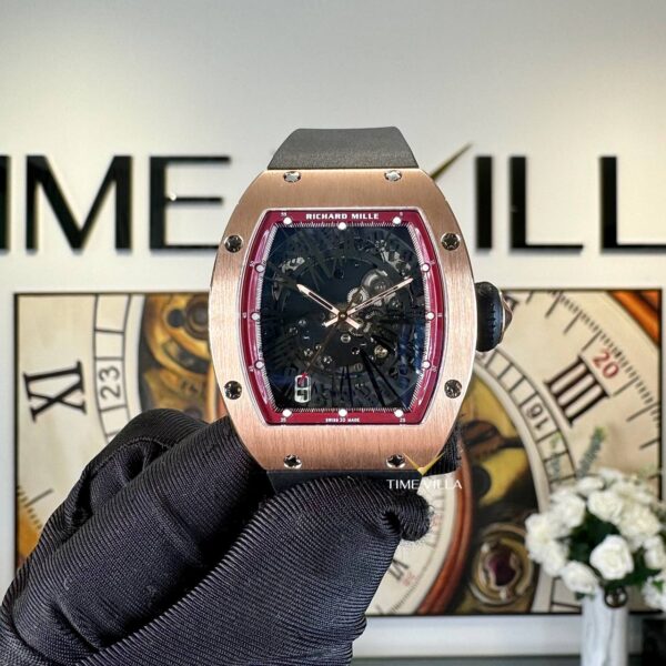 Richard Mille RM023RG Black Red Rose Gold Automatic