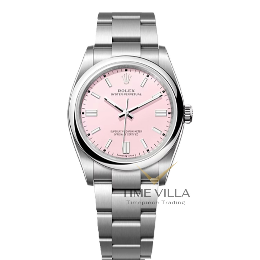 Rolex Oyster Perpetual 126000 Pink Candy Dial 36mm