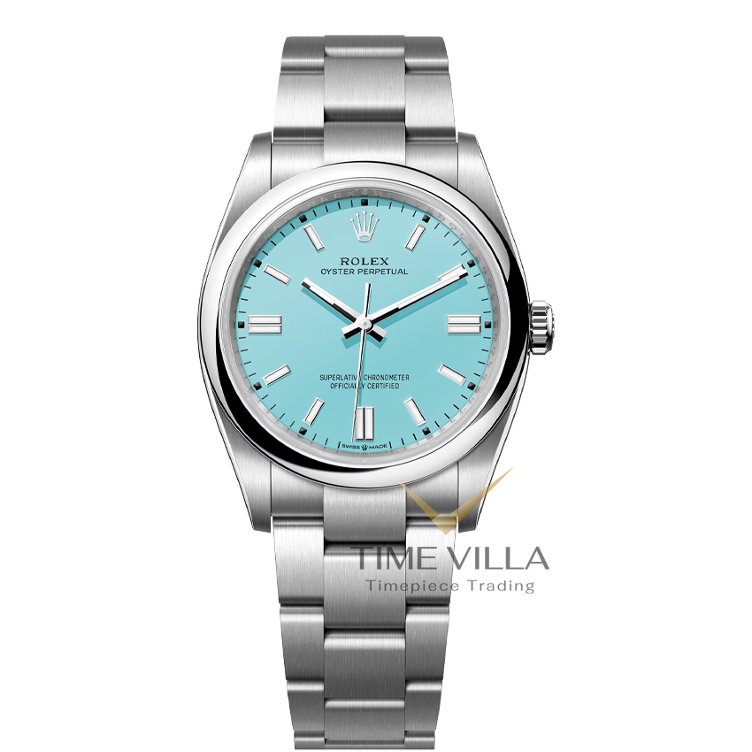 Rolex Oyster Perpetual 126000 Turquoise Green Dial 36mm