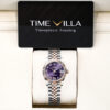 Rolex Datejust Ladies 278271 Purple Roman Diamond VI Dial Gold Steel 31mm