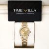 Rolex Datejust Ladies 278288RBR Champagne Index Dial Yellow Gold Oyster President 31mm