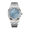 Audemars Piguet Royal Oak 15551ST Ice Blue Dial Diamond Bezel Steel 37mm