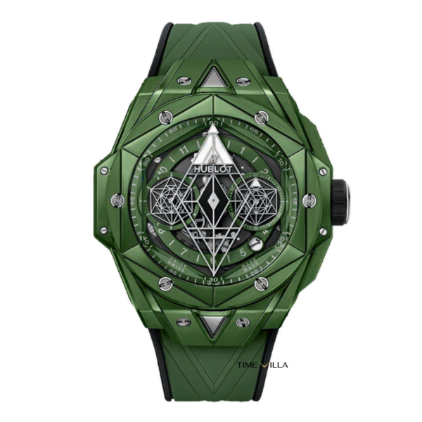 Hulot Big Bang Sang Bleu Green Ceramic 45mm