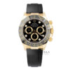Rolex Cosmograph Daytona 116518G Black Diamond Dial Yellow Gold