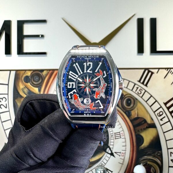 FRANCK MULLER AUTOMATIC VANGUARD KOI V41 YT SC DT AC BL