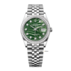 Rolex Datejust 126284RBR Green Palm Diamond Bezel