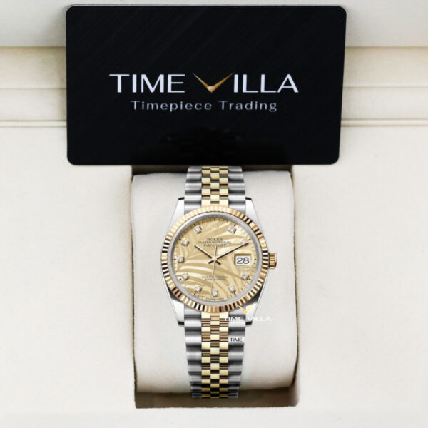 Rolex Datejust 126233 Champ Palms Dial 36mm