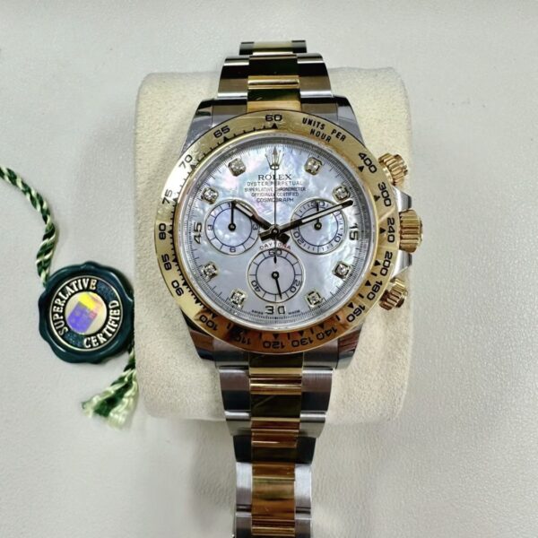 Rolex Daytona 116503NG MOP Diamond Yellow Gold Steel