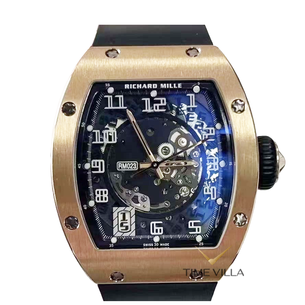Rm023 RM023 Number Dial Rose Gold