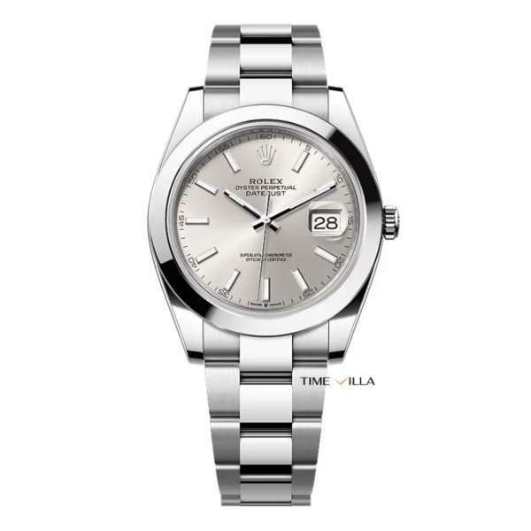 Rolex Datejust Oyster Perpetual 126300 Silver Dial Oystersteel 41mm