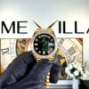 Rolex Daydate 128348RBR Green Ombre Yellow Gold Diamond