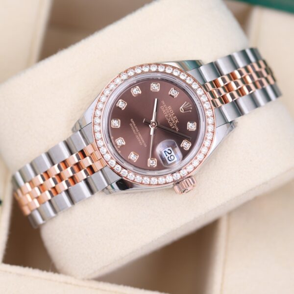 Rolex Lady-Datejust 279381RBR 28mm Chocolate Diamonds