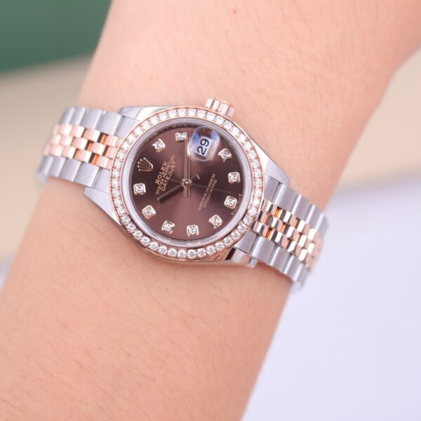 Rolex Lady-Datejust 279381RBR 28mm Chocolate Diamonds