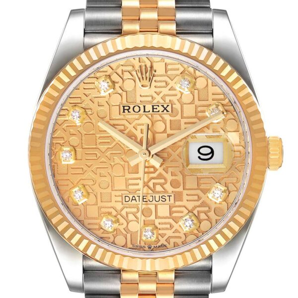Rolex Datejust 36mm 126233G Yellow Mặt Vi Tính