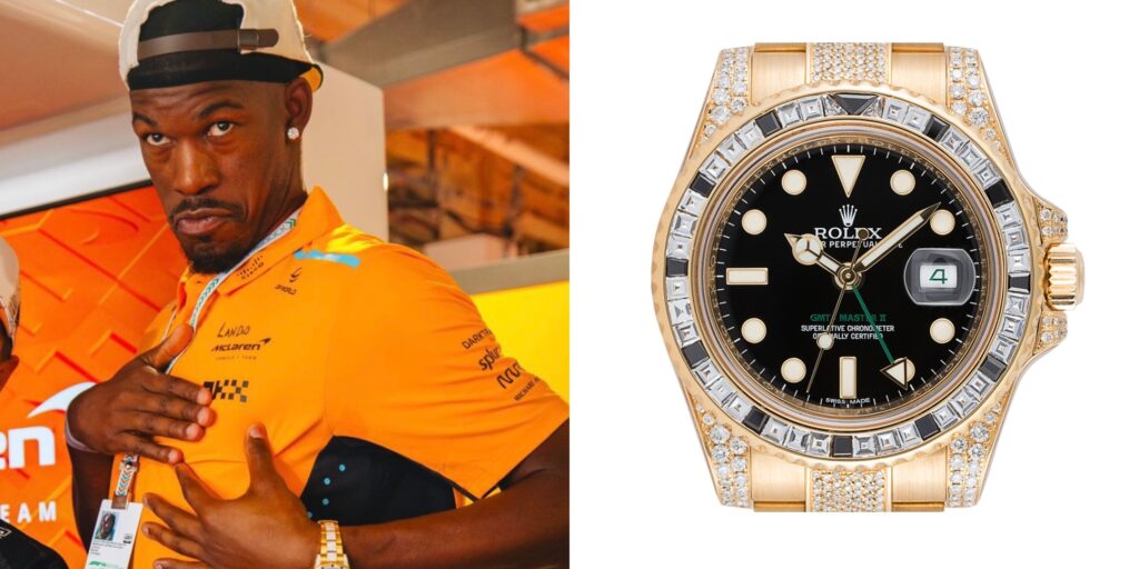 Jimmy Butler - Rolex Diamond set GMT-Master II in Yellow Gold
