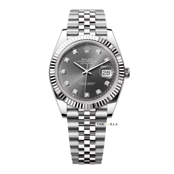 Rolex Datejust 41mm 126334 Rhodium Diamonds