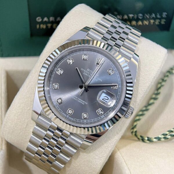 Rolex Datejust 41mm 126334 Rhodium Diamonds