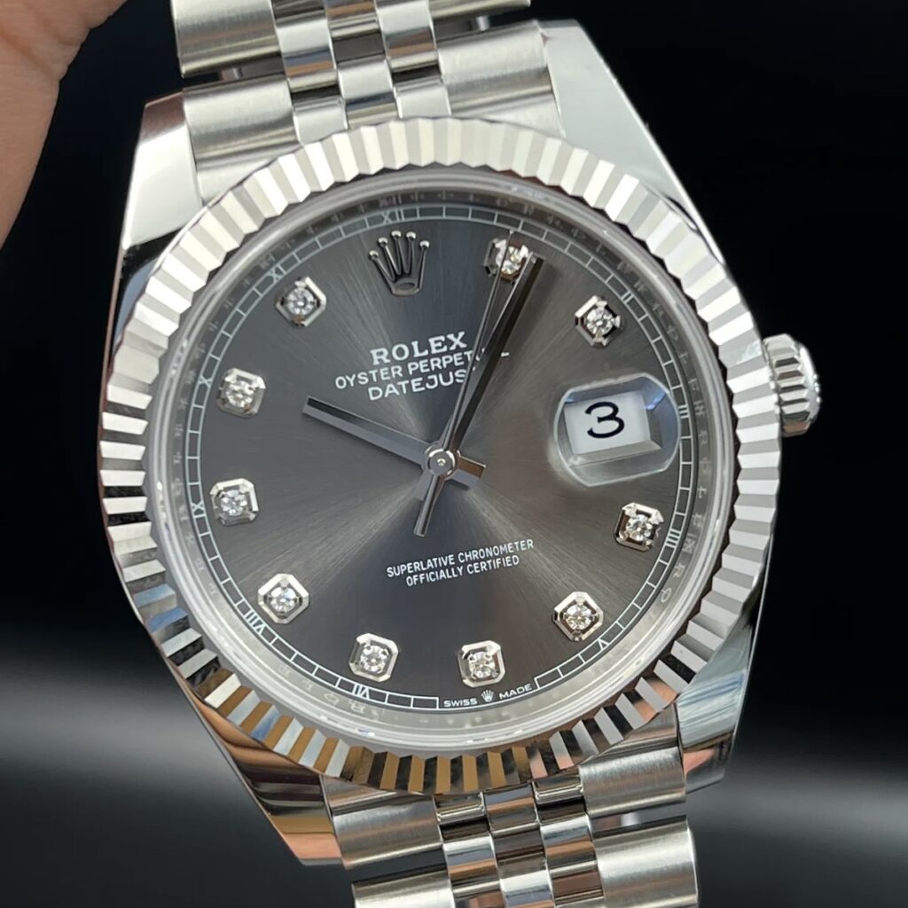 Rolex Datejust 41mm 126334 Rhodium Diamonds Rolex Datejust 41mm 126334 Rhodium Diamonds