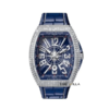 Franck Muller V41 Steel Diamond Yachting Blue