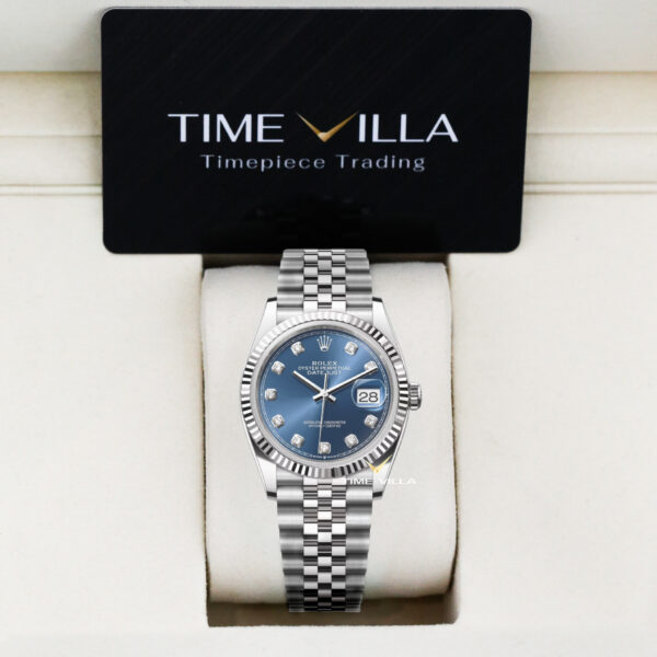 Rolex Datejust 126234 Blue Dial Steel Diamond 36mm