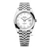 Rolex Datejust 126300 Mặt Số Trắng Cọc Số La Mã 41mm