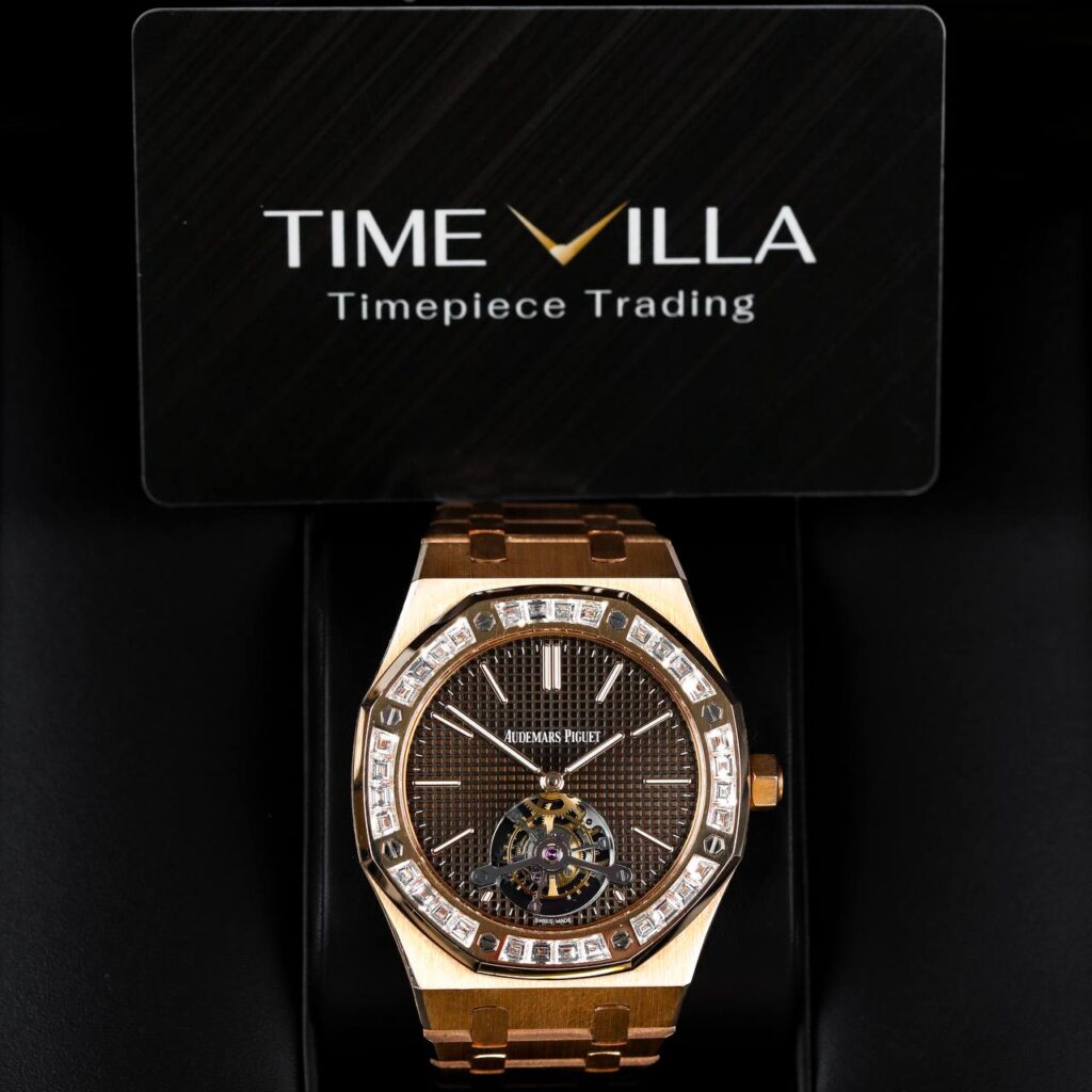 Audemars Piguet Royal Oak Tourbillon 26516OR Brown Dial Baguette Diamond 41mm Audemars Piguet Royal Oak Tourbillon 26516OR Brown Dial Baguette Diamond 41mm