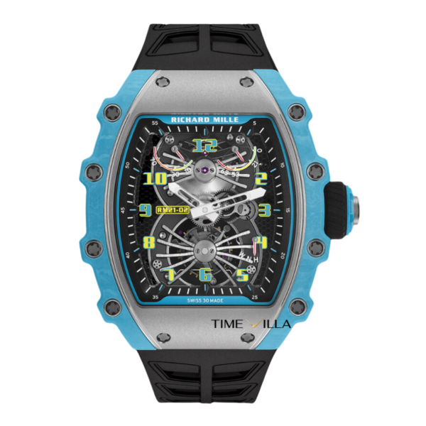 RM21-02 Tourbillon Aerodyne in Caribbean Blue Quartz TPT Limited 50