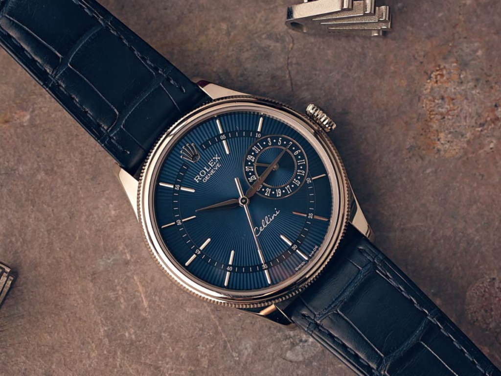 Rolex Datejust dây da