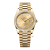 Rolex Day Date 228348RBR Yellow Dial Diamond Bezel