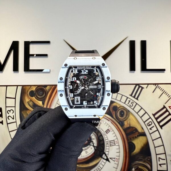 Richard Mille RM030 Japan Edition White Carbon TPT [Limited 40 Pieces]