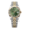 Rolex Datejust 126233 Green Roman Dial Jubilee 36mm