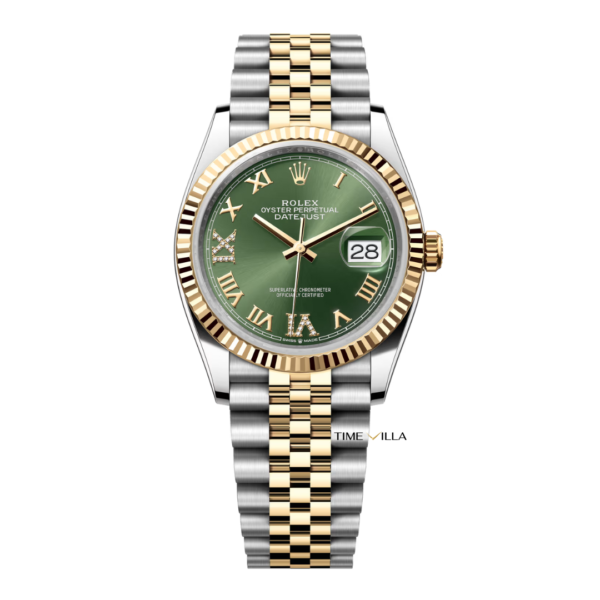 Rolex Datejust 126233 Green Roman Dial Jubilee 36mm