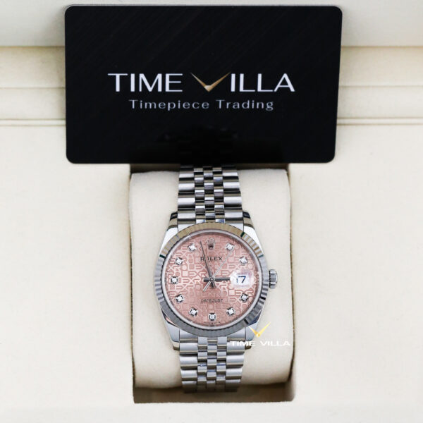 Rolex Datejust 126234 Salmon Cọc Kim Cương