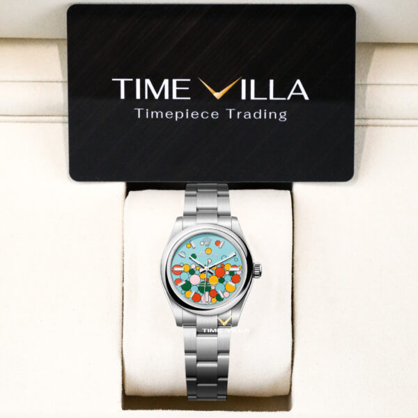 Rolex Oyster Perpetual 277200 Turquoise Celebration Dial 31mm