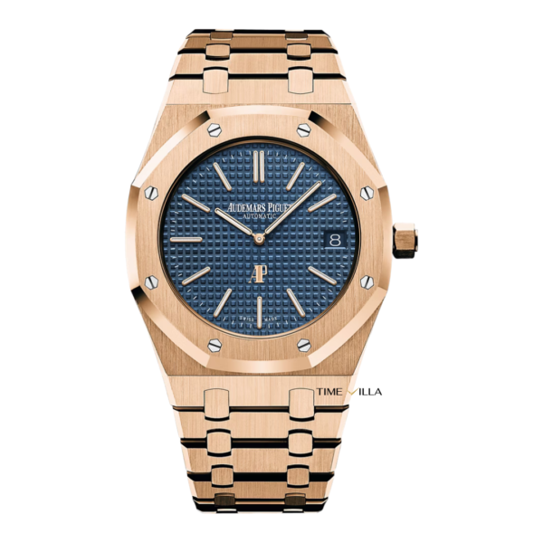 Audemars Piguet Royal Oak 15202OR Blue Rose Gold 39mm