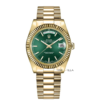 Rolex Daydate 118238 Green Index Dial Gold 18K 36mm