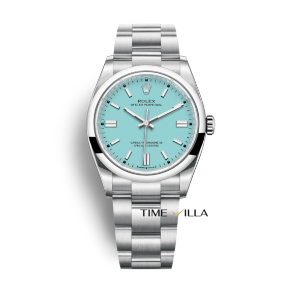 Rolex Oyster Perpetual 126000 Mặt Xanh Tiffany 36mm